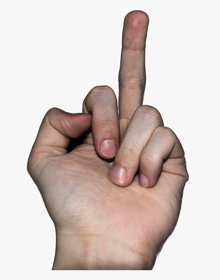 Fingers Png Pic Background - Middle Finger Hand Png, Transparent Clipart