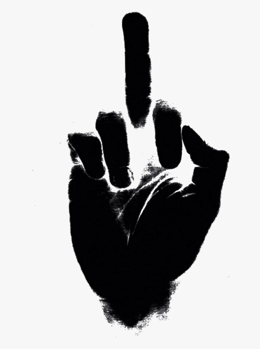 Middle Finger, Transparent Clipart