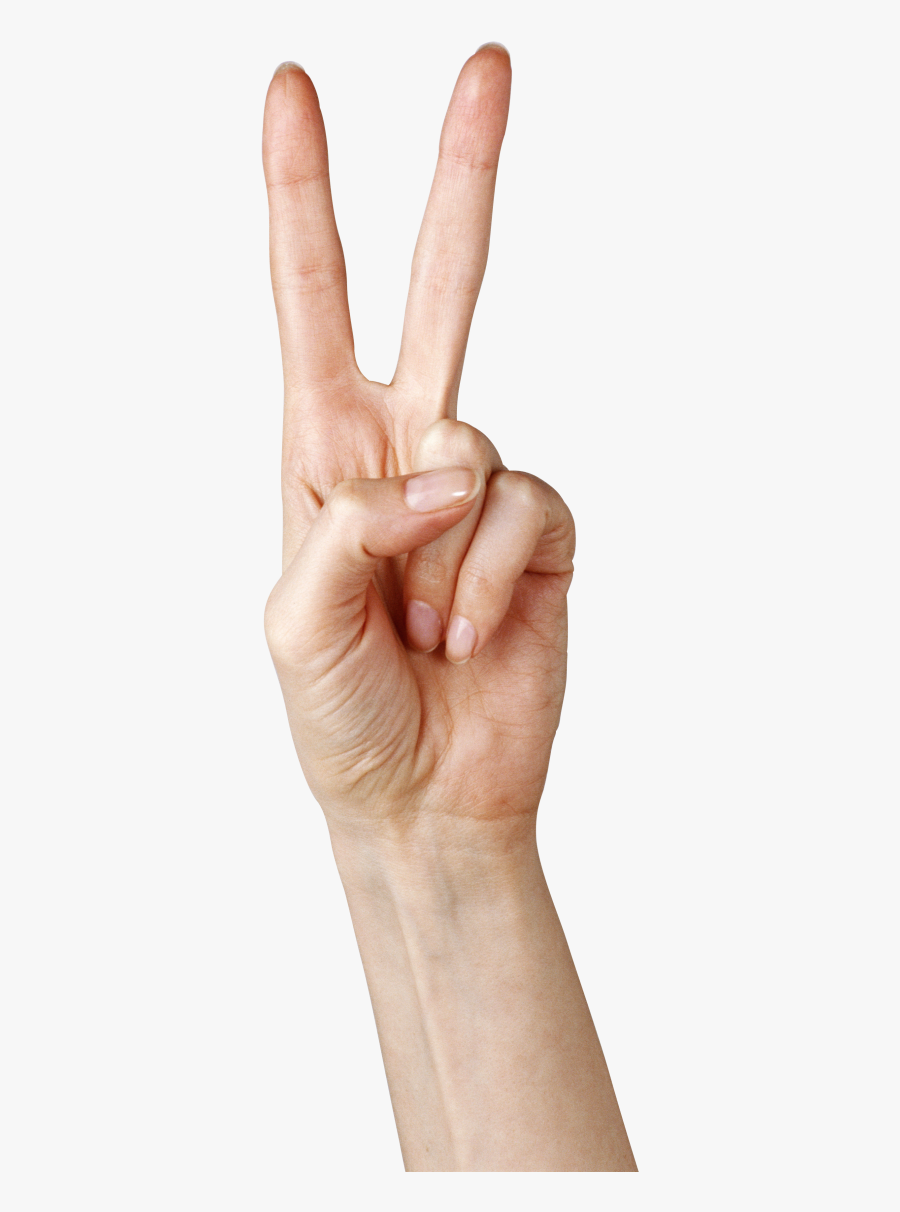 Peace Fingers Png - Two Fingers Png, Transparent Clipart