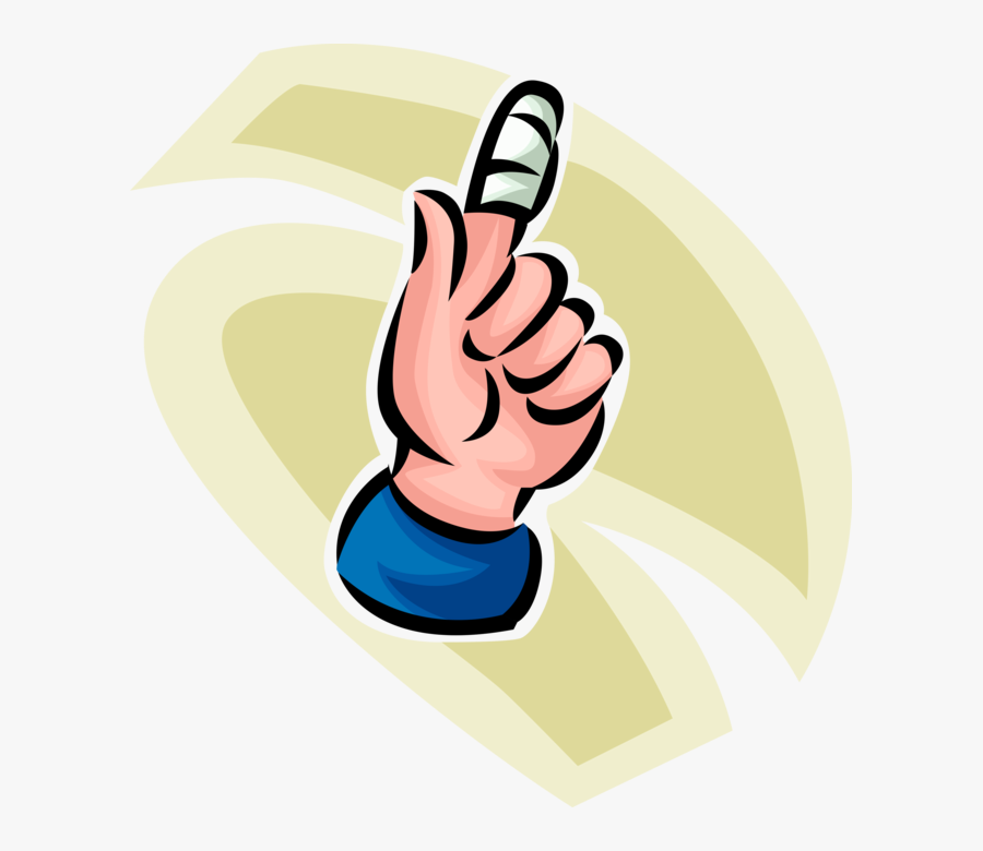 Transparent Band Aid Png - Band Aid In Finger Clipart, Transparent Clipart