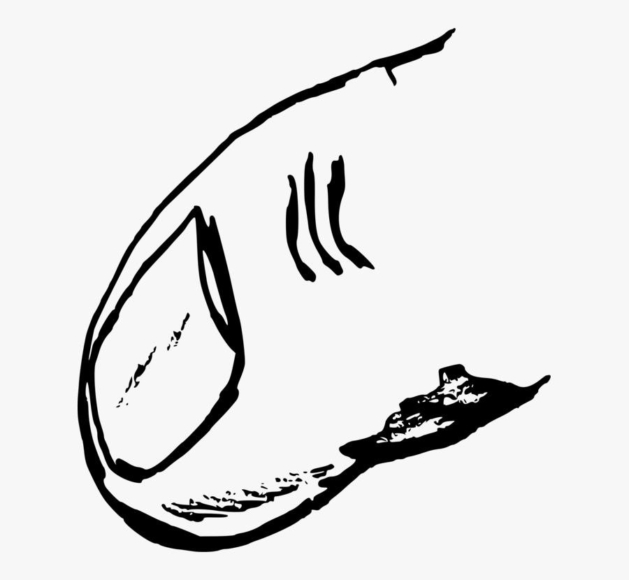 Finger - Clipart - Black - And - White - Nail Clip Art, Transparent Clipart