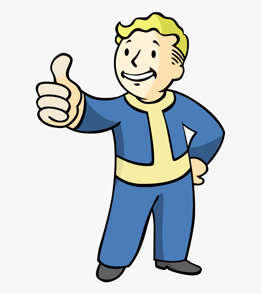 Fallout4 Vault Boy Vector Ai Vault Boy Middle Finger - Fallout Vault Boy Png, Transparent Clipart