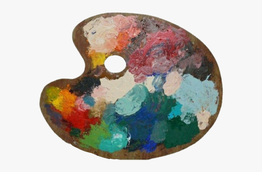 Palette Paint Art Aesthetic Tumblr Artsy Color Niche Meme