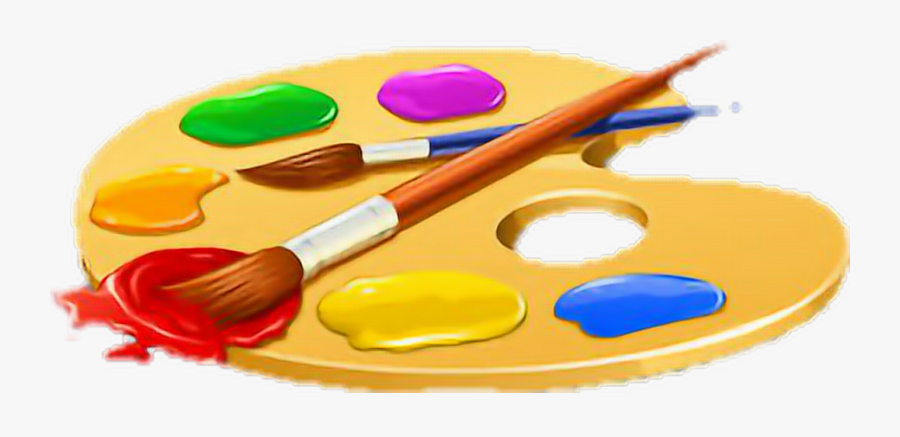 Transparent Paintbrush And Palette Png - Art Brushes And Paint, Transparent Clipart