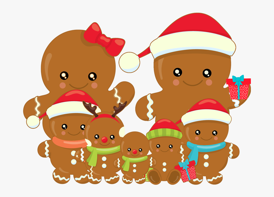 Gingerbread Clipart Gingerbread Family - Clipart Clipart Gingerbread Family, Transparent Clipart