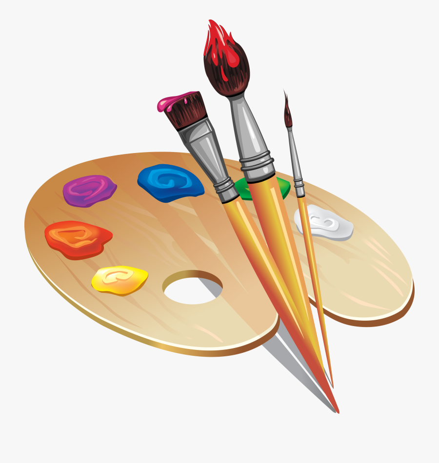 Draw A Paint Brush, Transparent Clipart
