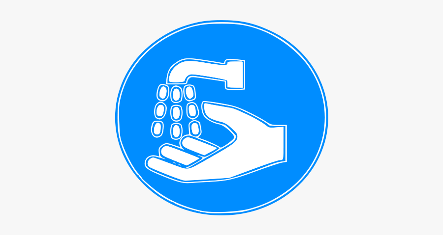 Hand Wash Sign - Wash Your Hands Sign, Transparent Clipart