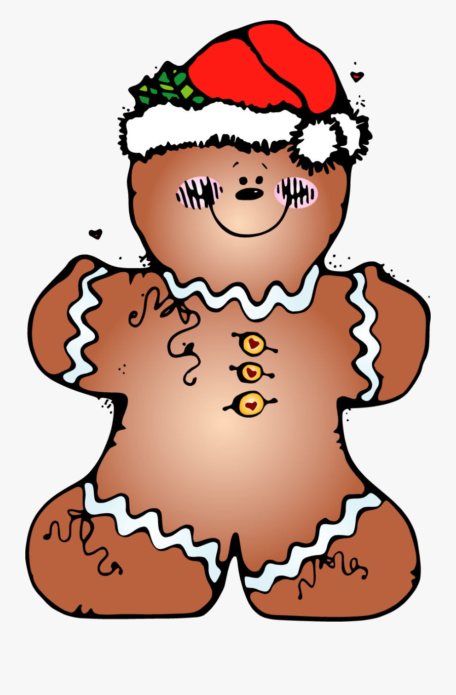Gingerbread Clipart Melonheadz - Dj Inkers Christmas ...