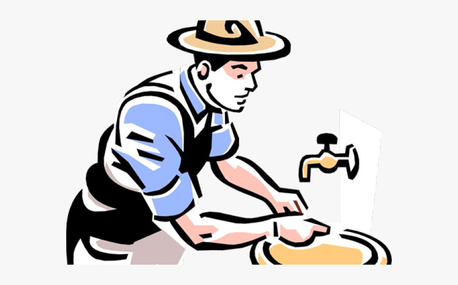 Men Clipart Washing - Washing Hands Clip Art, Transparent Clipart