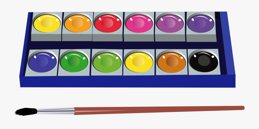 Water Color Paint Clipart, Transparent Clipart
