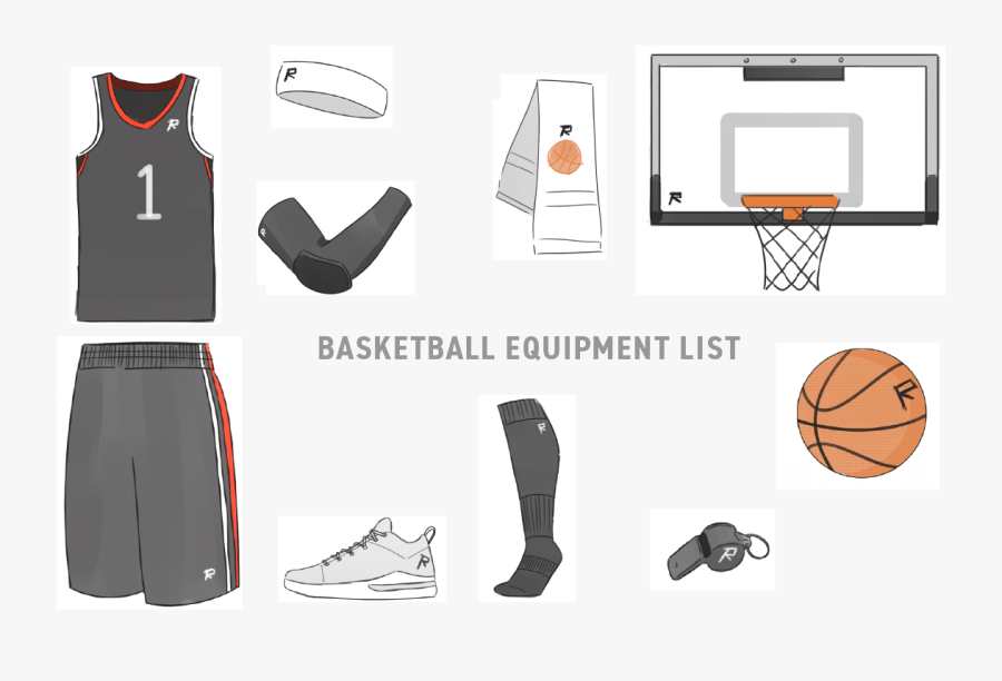 Basketball Equipment - Equipments Used In Basketball, Transparent Clipart