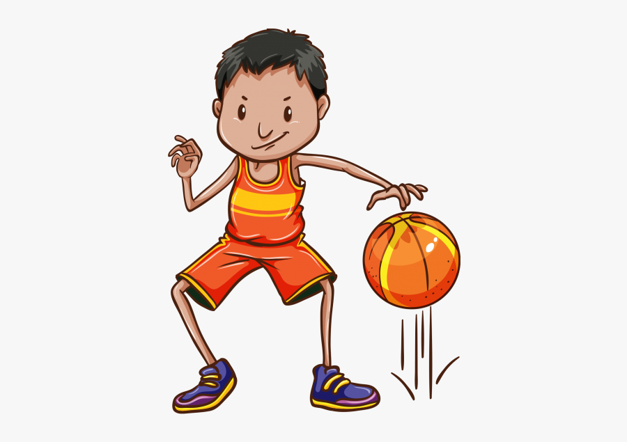 Playing Basket Ball Png - Bounce A Ball Clipart, Transparent Clipart