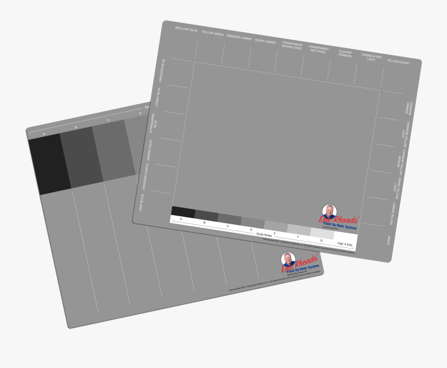 Paint By Note Sturdy Acrylic Palette Set - Illustration, Transparent Clipart