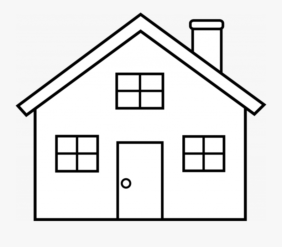House Clipart For Printable Simple House Coloring Page Free 