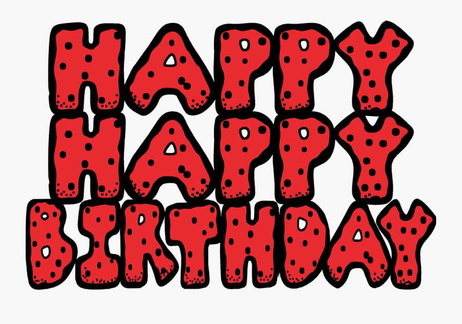 Happy Birthday - Happy Birthday With Ladybugs, Transparent Clipart