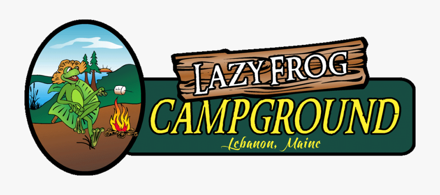 Lazy Frog Campground Maine, Transparent Clipart