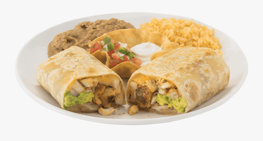 Burrito De Pollo Png - Wrap Roti, Transparent Clipart