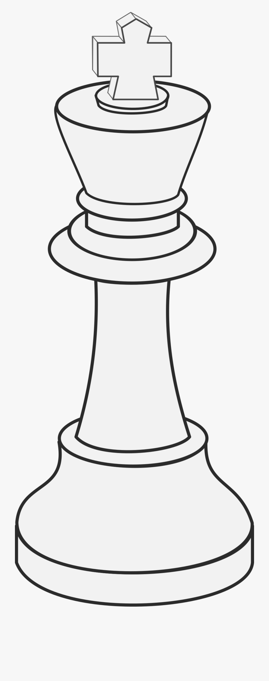 Drawing Chess Queen - Cartoon King Chess Piece, Transparent Clipart