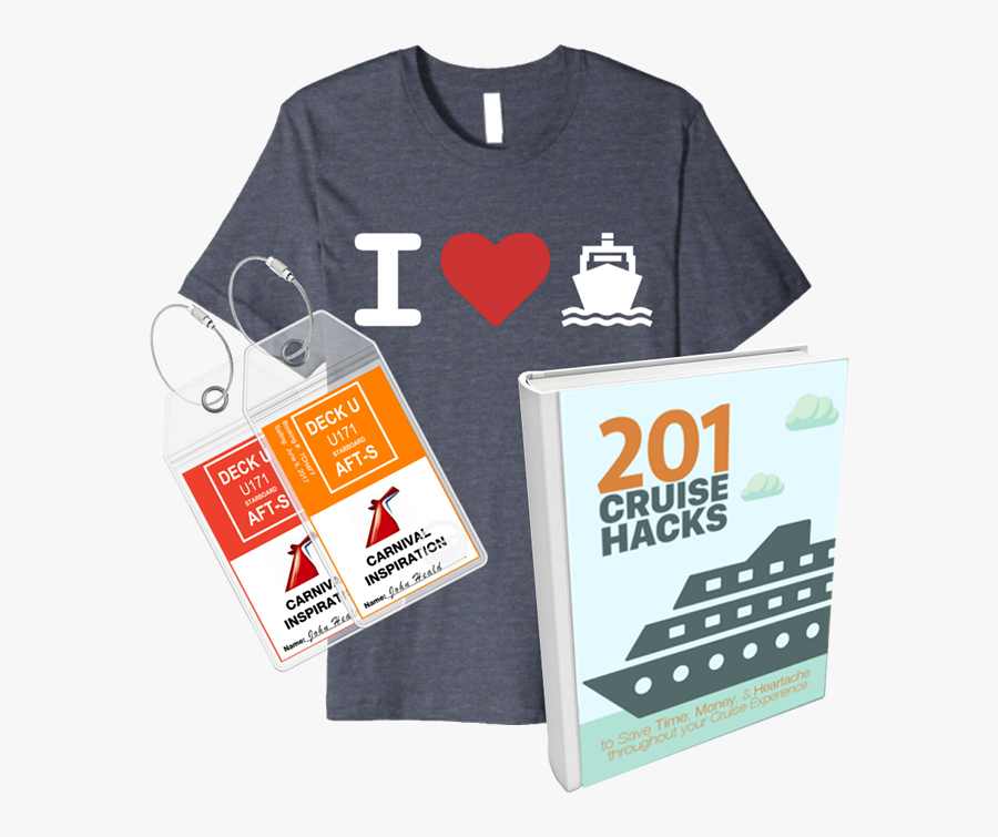 Funny Cruise Shirt Luggage Tags Cruise Hacks Ebook - Active Shirt, Transparent Clipart