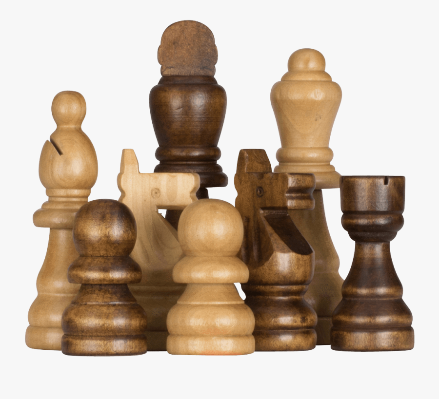 Tall Wooden Chess Set, Transparent Clipart
