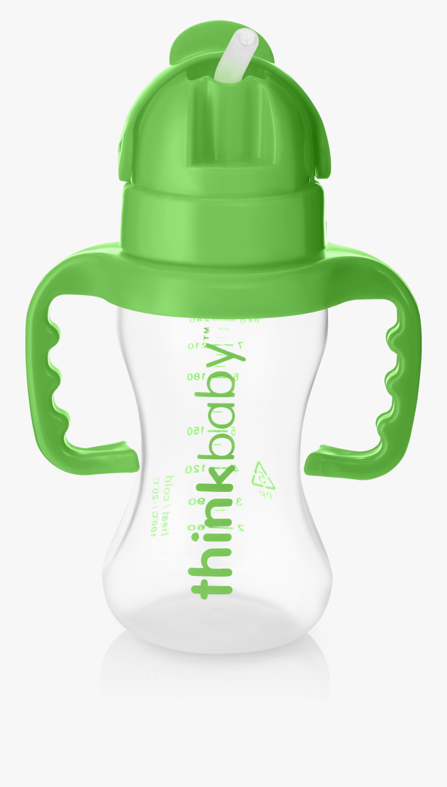 9oz Light Green - Think Baby Sippy Cup, Transparent Clipart