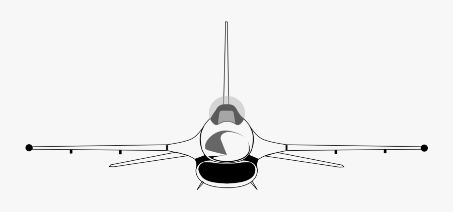Fighting Falcon Aircraft Military Free Picture - F 16 Vector Art, Transparent Clipart