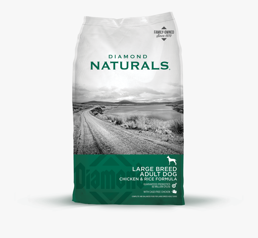 Large Breed Adult Dog Front Of Bag - Diamond Naturals Puppy Food, Transparent Clipart