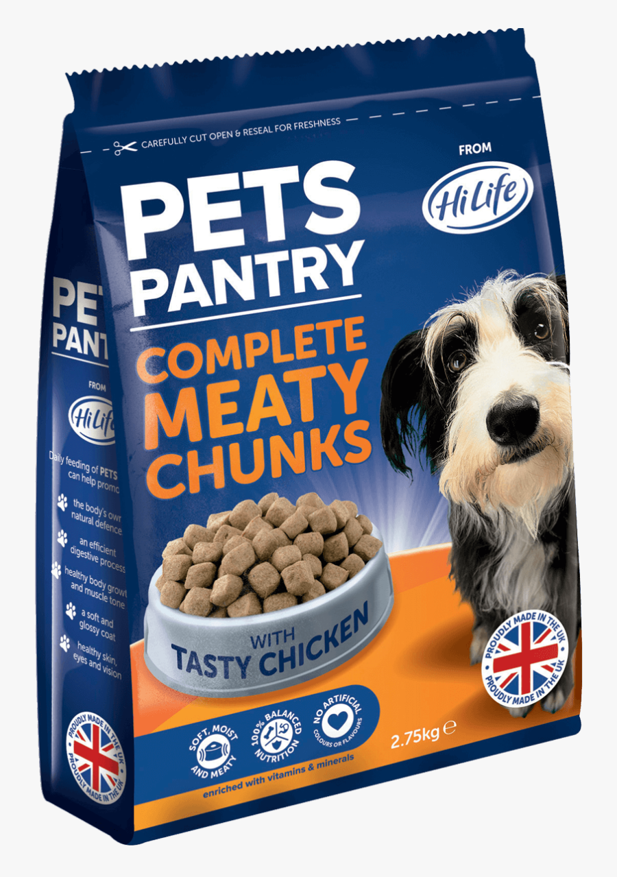 Pets Pantry From Hilife Complete Meaty Chunks With - Companion Dog, Transparent Clipart