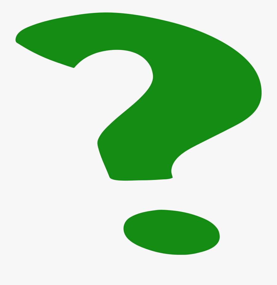 Question Mark Clipart Images Black And White - Green Question Mark Png, Transparent Clipart