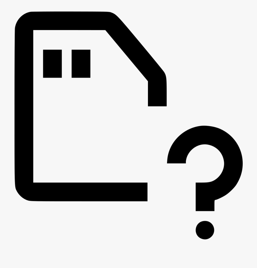 Transparent Question Mark Icon Png Transparent, Transparent Clipart