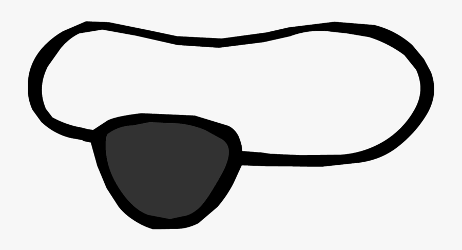 Eyepatch Clip Art - Pirate Eye Patch Transparent, Transparent Clipart
