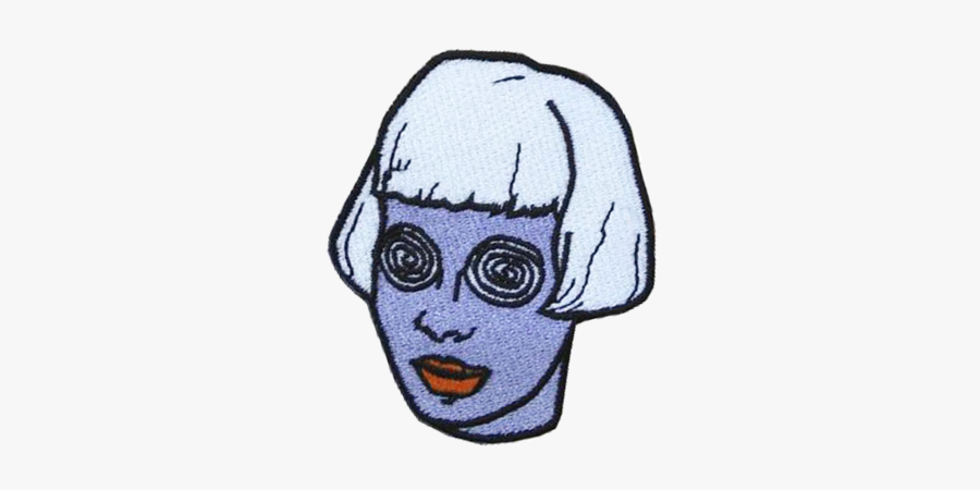 Spiral Eyes Mini Patch - Cartoon, Transparent Clipart