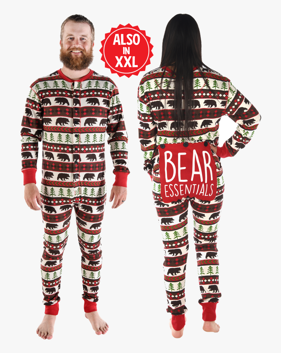 Bear Essentials - Lazy One Pajamas, Transparent Clipart