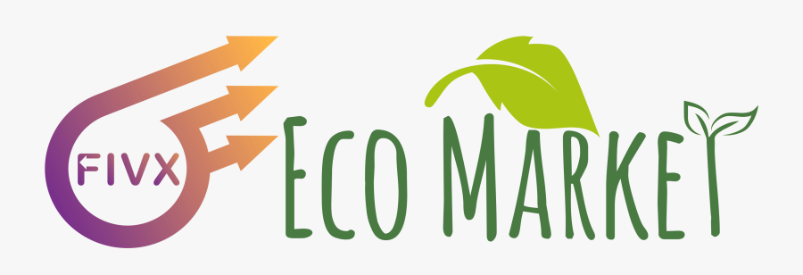 Fivx Eco Market Logo Big - Graphic Design, Transparent Clipart
