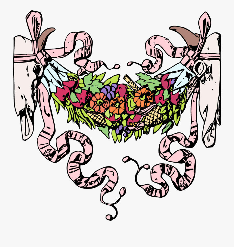 Free Clip Art Image - Roman Festoon, Transparent Clipart