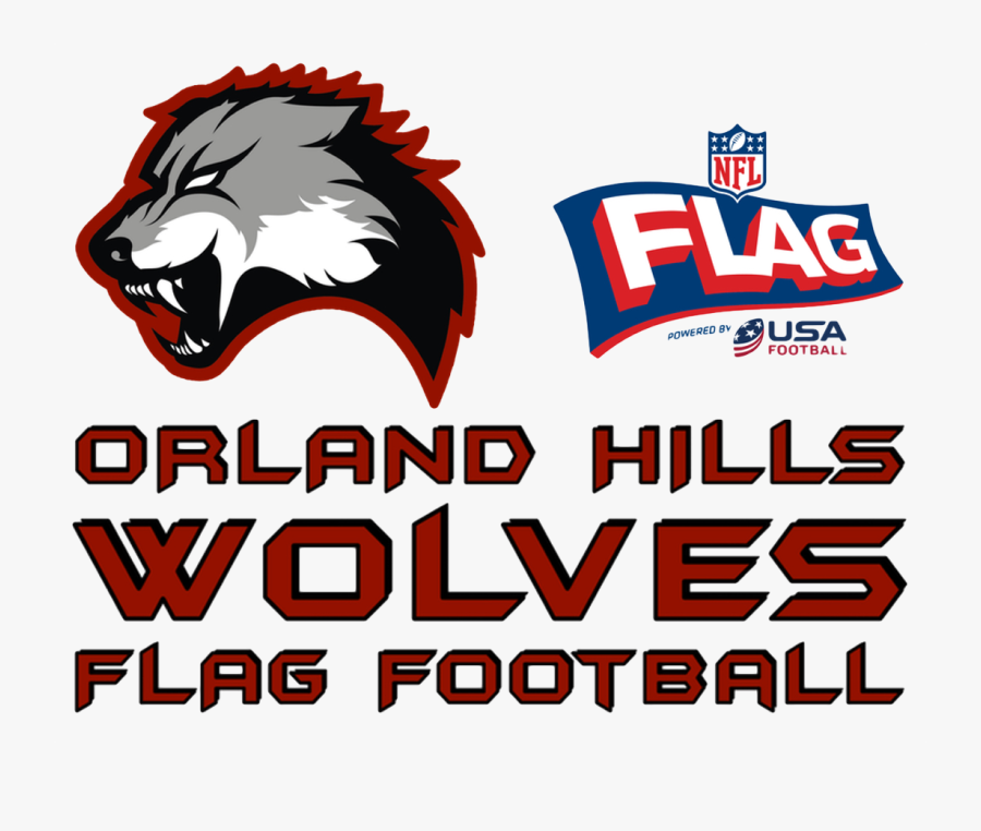 Flag Football, Transparent Clipart