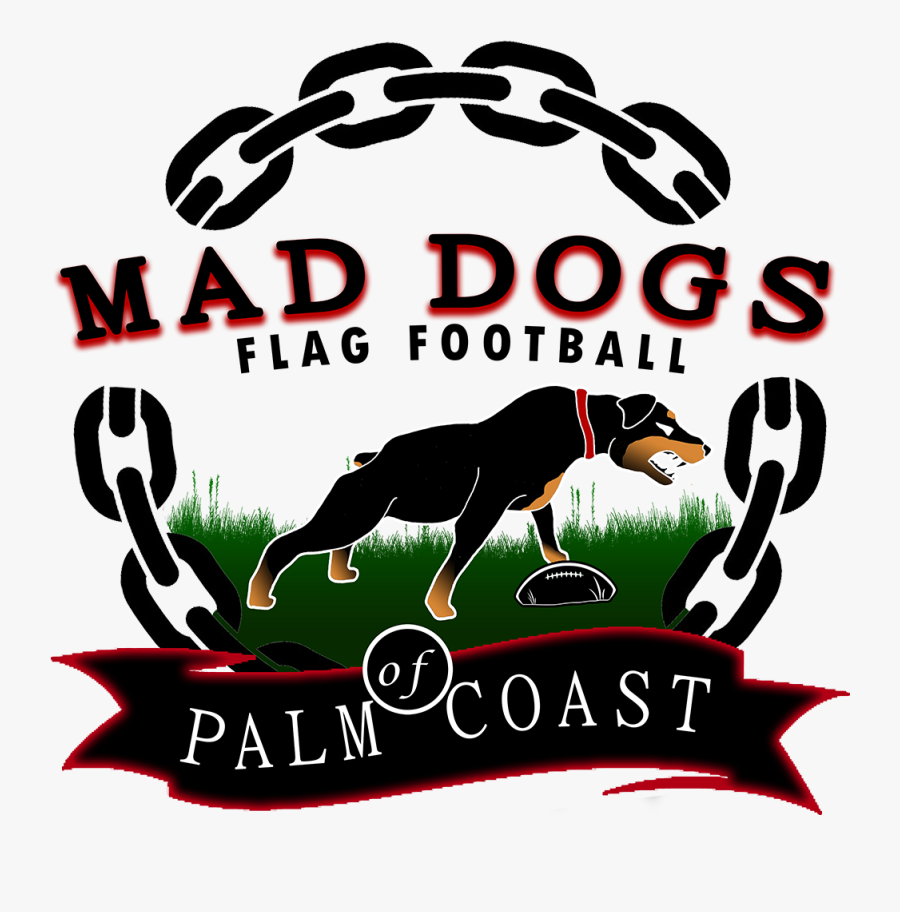 Mad Dogs Flag Football - Dog Catches Something, Transparent Clipart