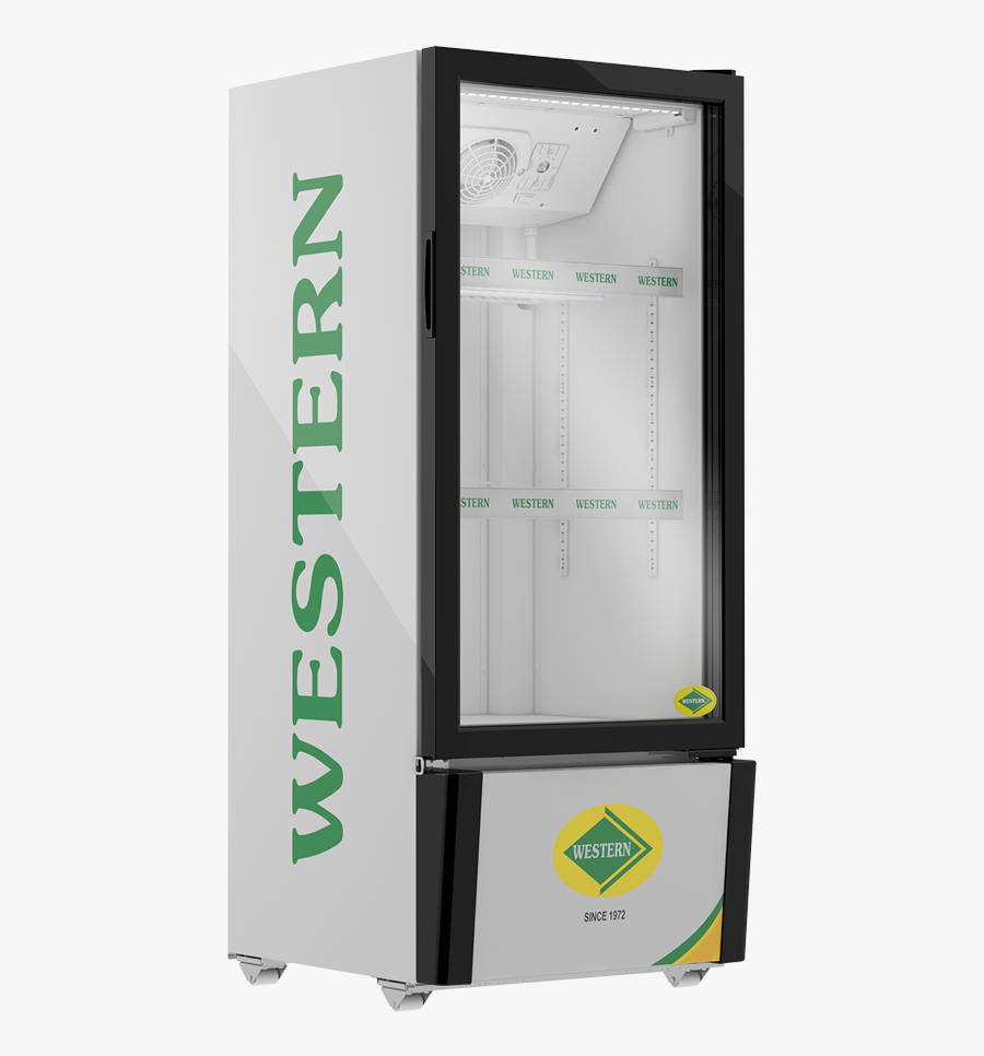 Refrigerator Clipart Chiller - Western Glass Door Fridge, Transparent Clipart