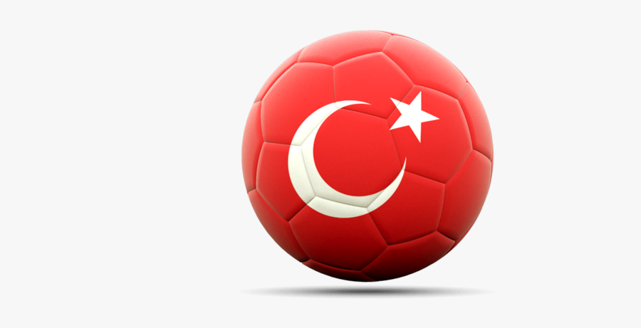 Turkey Flag Football Icon - Turkey Flag Ball Png, Transparent Clipart