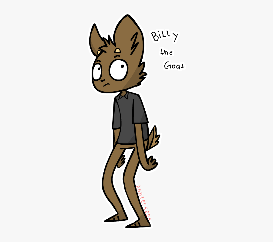 Billy The Goat - Cartoon, Transparent Clipart