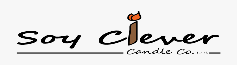 Soy Clever Candle Co - Calligraphy, Transparent Clipart