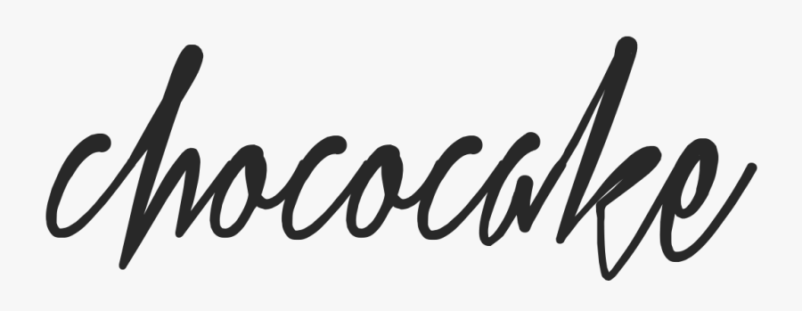 Chococake Ltd - Calligraphy, Transparent Clipart