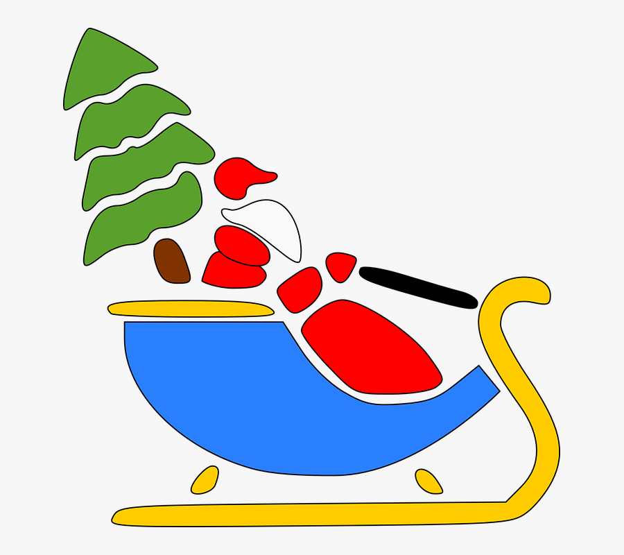 Santa Claus Flying Transparent, Transparent Clipart