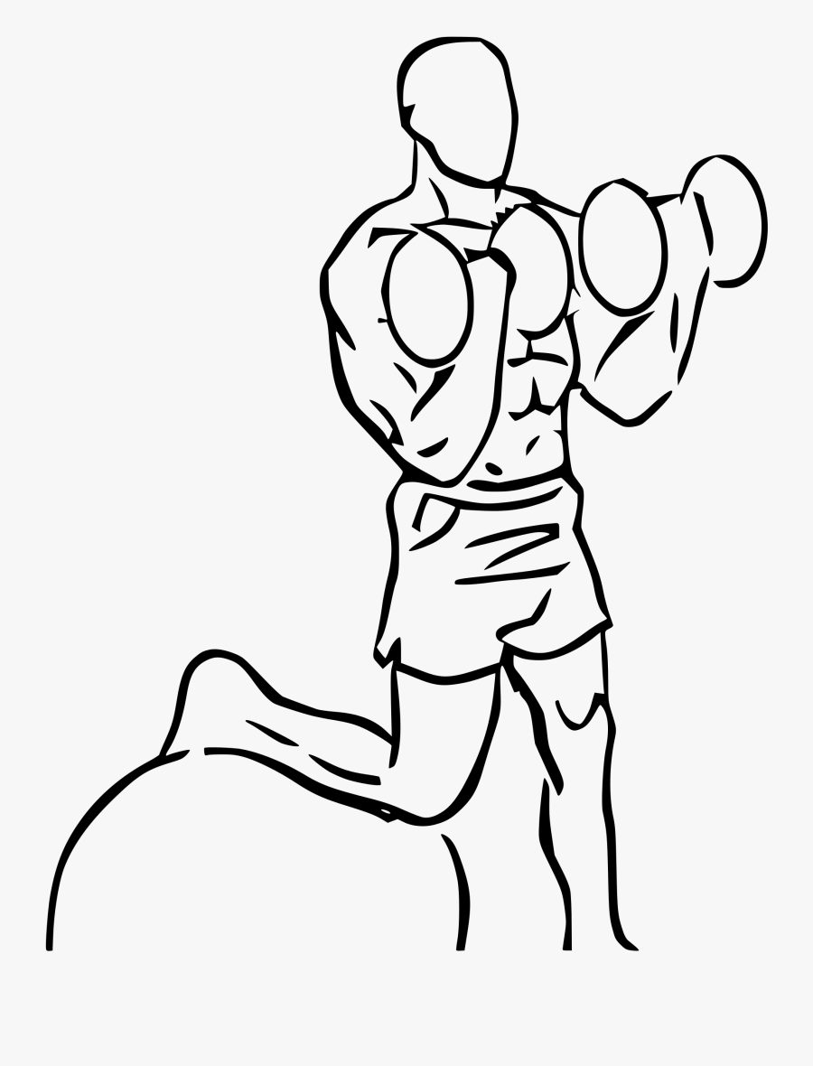 Biceps Drawing, Transparent Clipart