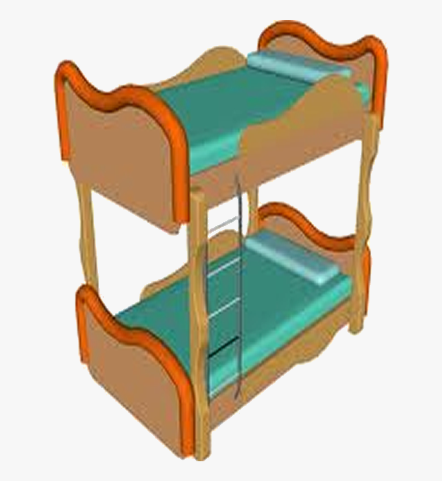 Clipart Bed Bunk Bed - Bunk Bed Clipart, Transparent Clipart