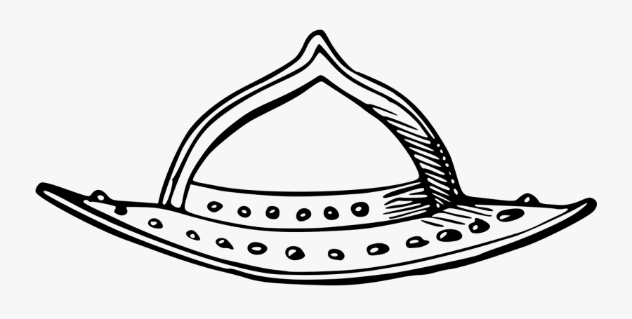 Armor Armour Headgear Free Picture - Line Art, Transparent Clipart