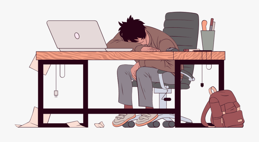 Man Sleeping On Desk Clipart Free Transparent Clipart Clipartkey