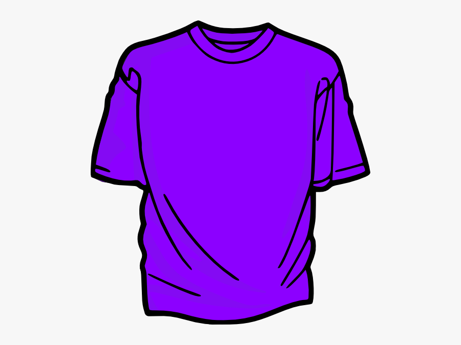 T Shirt Purple Clip Art At Clker Vector Clip Art Online - T Shirt Clip Art, Transparent Clipart