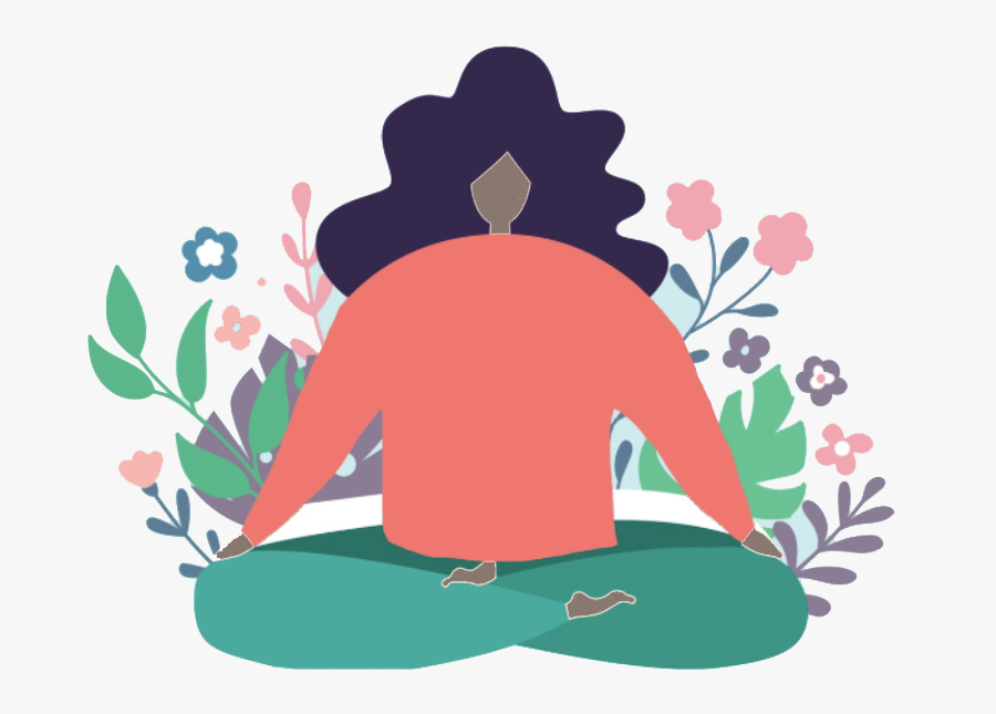 Mindful People - Meditating Doodle Vector, free clipart download, png, clip...