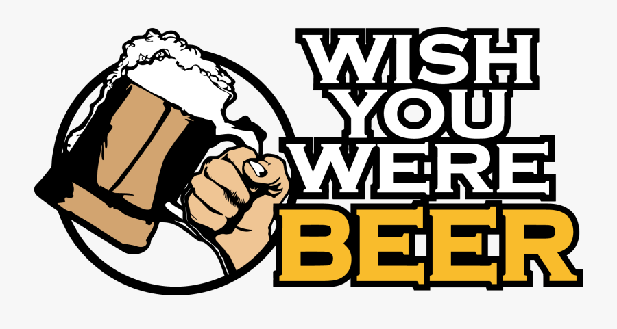 Madison Clip T Bar - Wish You Were Beer Logo, Transparent Clipart
